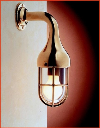 Picture of Side arm wall light with grille