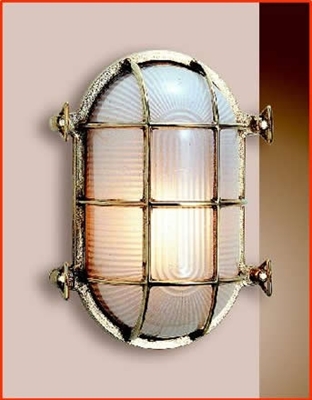 Picture of Oval Bulkhead Light with two fixing holes