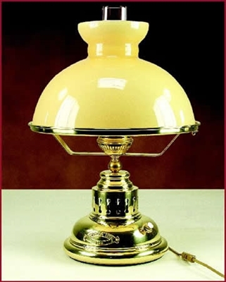 Picture of brass table lamp