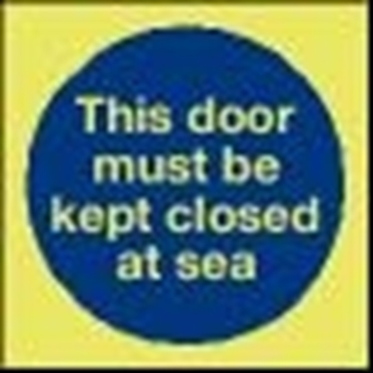 Picture of This door must be kept closed at sea