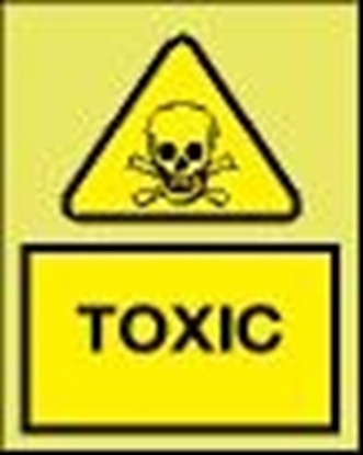Picture of Warning Sign-toxic 15x20