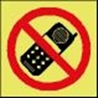Picture of Prohibitions Sign-swith off mobilphone15x15