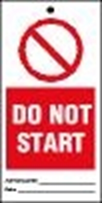 Picture of Tags-do not start 7.5x15