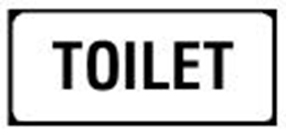 Picture of Pax sign-Toilet, 20x10