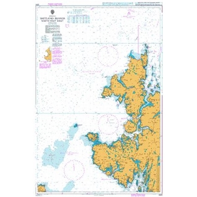 Picture of BRITISH ISLES / SHETLAND ISLANDS NORTH-WEST SHEET