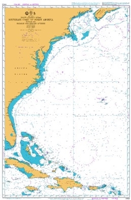 Picture of Southeast Coast of North America including the Bahamas and Great