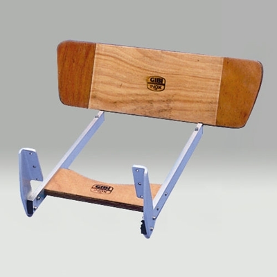 Picture of Wooden and stainless steel footrest kit