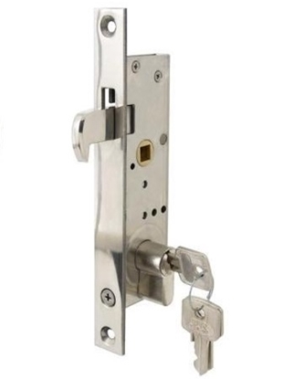 Picture of Mortise lock for sliding door with cylinder