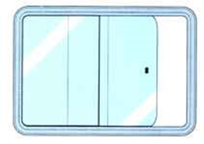 Picture of Linha simples Gebo - vidro único/janela deslizante
