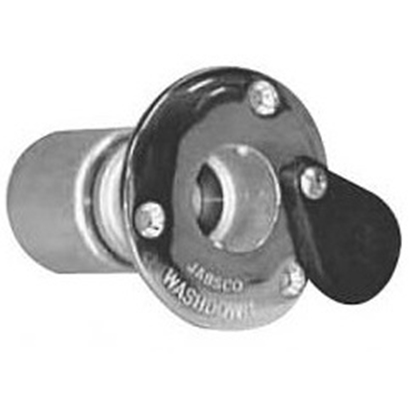 Picture of Jabsco flush mount stainless steel deck connector BSP