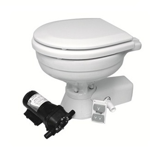 Picture of Quite Flush compact electric toilet with in-take pump