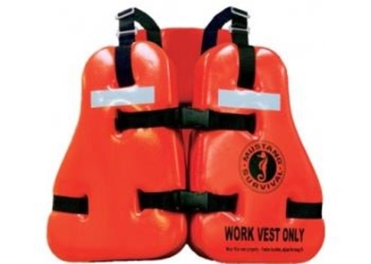 Picture of Mustang type V vinyl dipped work vest