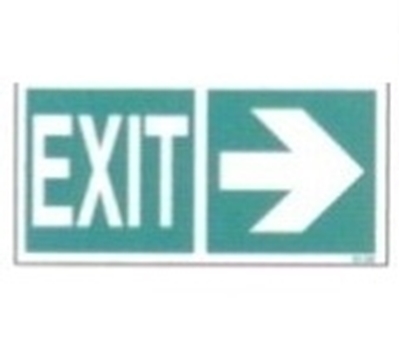 Picture of LLL Sign - exit ( right from here )
