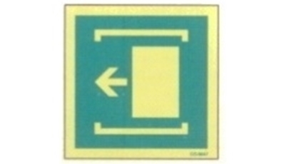 Picture of LLL Sign - slide to open
