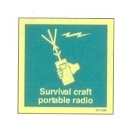 Survival craft portable radio