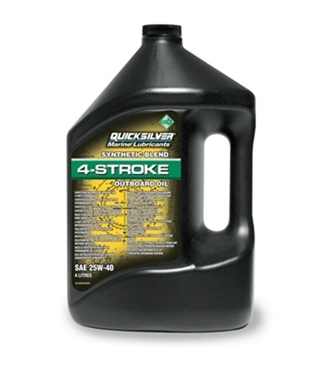 Picture of Quicksilver 4 stroke SAE outboard engine oil (25W-40)