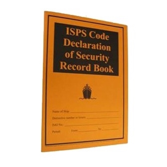 Picture of ISPS Code Declaration of Security Record Book