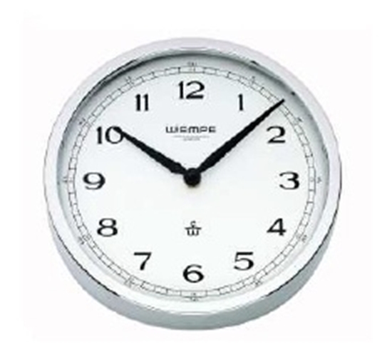 Analogue marine clock stainless steel Ø 200mm