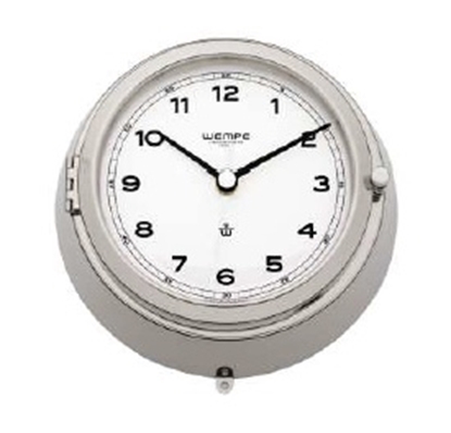 Analogue marine clock stainless steel Ø 200mm