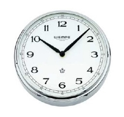 Analogue marine clock chrome Ø 215mm