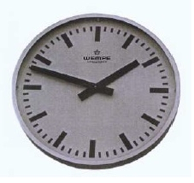 Analogue marine clock aluminium Ø 420mm weatherproof IP54