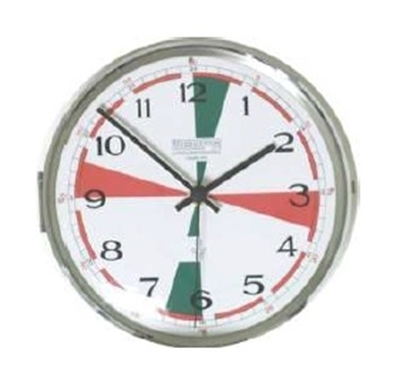 Picture of Analogue radio room clock flush mount Ø 187mm