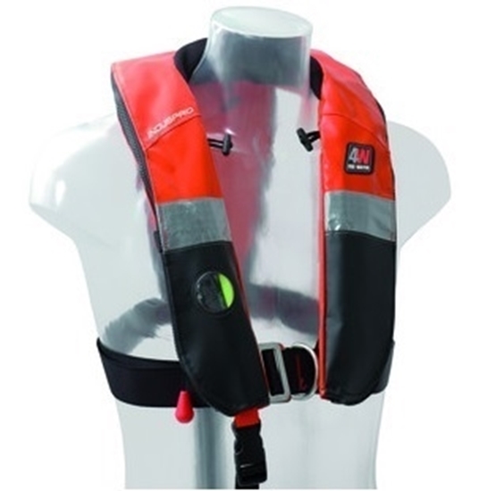 Picture of Induspro inflatable hydrostatic lifejacket Hammar w/harness 150N