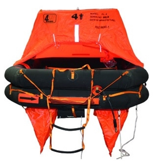 Picture of Deep Sea 6 persons liferaft ISO 9650-1 T2 - container