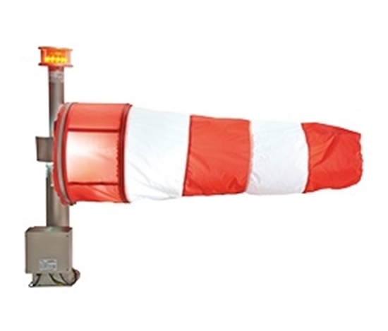 Lighted aviation wind cones ILED illuminated Windsock