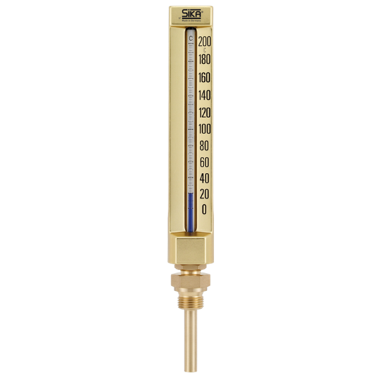 Thermometer type B with male thread - 150mm