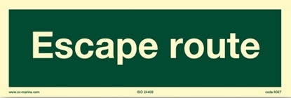 Escape Sign-escape route 30x10