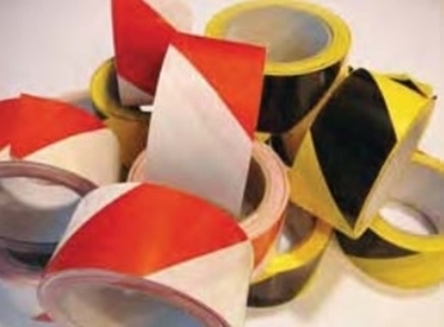 Picture of Fita de obstrucção adesiva preta/amarela