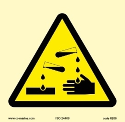 Picture of Warning Sign-acid 15x15