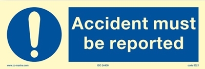 Accident must be reported