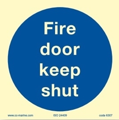 Fire door keep shut, 15x15