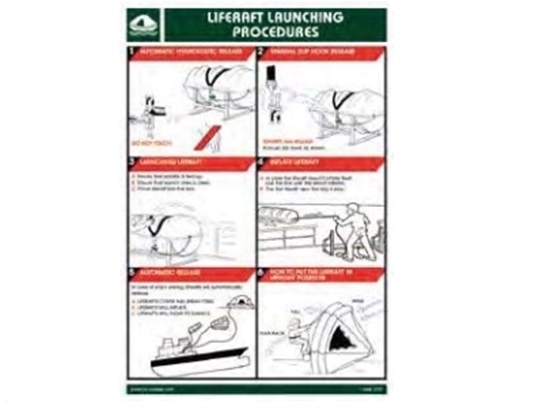 Picture of Training Poster-liferaft launch
