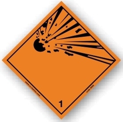 Picture of Class sign explosive