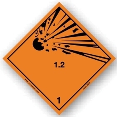Picture of Class sign Explosive 1.2