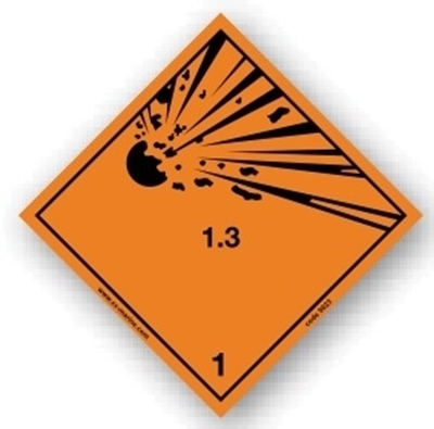 Picture of Class sign Explosive 1.3
