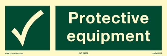 Picture of IMO Sign-protective equipment 30x10