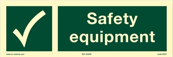 IMO Sign-safety equipment 30x10