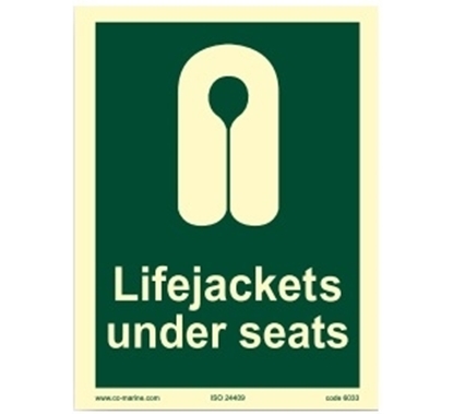 Safety Sign-lifejack.u.seats 15x20