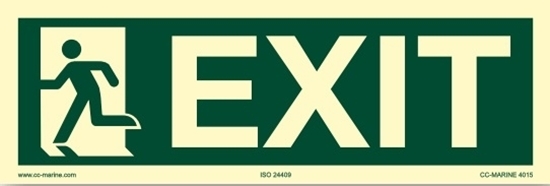 Picture of IMO Sign-exit sx 30x10