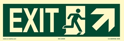 Picture of IMO Sign-exit up dx 30x10