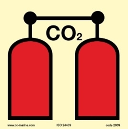 Picture of IMO Sign-CO2 release stat.. 15x15