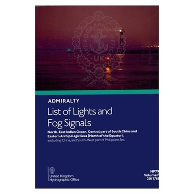 Admiralty List of Lights and Fog Signals Vol(F)