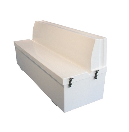 Picture of GRP life jacket storage box seat