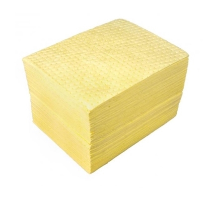 Lightweight chemical absorbent pads