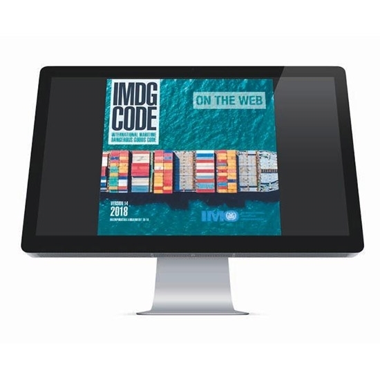 Picture of IMDG Code on the Web
