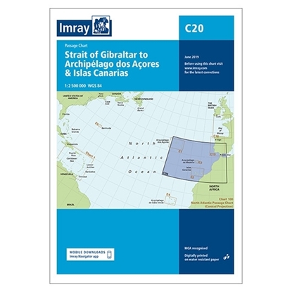 C20 Strait of Gibraltar to Arquipelago dos Açores and Islas Canaries